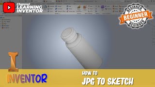 Inventor How To JPG To Sketch [upl. by Frohman284]