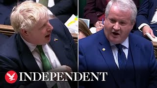 Ian Blackford v Boris Johnson full exchange Blackford attacks delusional PM after confidence vote [upl. by Lorelie948]