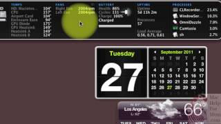 How to configure the iStat Pro widget [upl. by Amorete646]