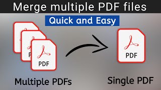 How to Merge pdf files into one  Combine PDF  Hindi [upl. by Glynn]