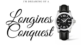 Longines Conquest black variant unboxing [upl. by Galina]