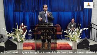 Culto de Ensino 08 de março de 2022 PrPerci Fontoura [upl. by Sdlonyer]