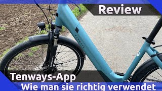 Tenways EBikes So gelingt die TourAufzeichnung auf jeden Fall App HowTo [upl. by Neetsirhc312]