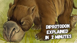 Diprotodon Prehistoric Marsupials Were Massive Explained In 2 Minutes [upl. by Edgerton]