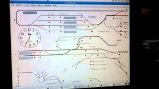 JMRI back and forth test [upl. by Ynnattirb278]