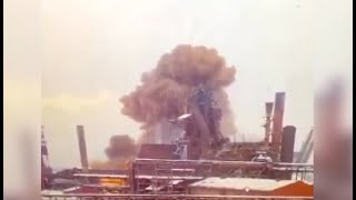 Series of explosions at ArcelorMittal Dofasco on Christmas Day release emissions into the air [upl. by Walburga612]