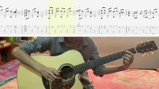 ဆွေးတယ်  ထူးအိမ်သင်  Sway Tal  Htoo Eain Thin  Fingerstyle Guitar Tab [upl. by Romeyn677]