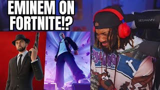 EMINEM PERFORMS ON FORTNITE amp THIS HAPPENED [upl. by Bortman]