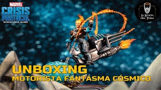 MARVEL Crisis Protocol Unboxing Motorista fantasma cósmico [upl. by Graf93]