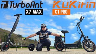 Trottinette Ou Draisienne  TurboAnt X7 Max Vs KuKirin C1 Pro [upl. by Aihtnys]