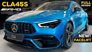 2024 MERCEDES CLA 45 S AMG NEW FACELIFT Full Fat AMG FULL InDepth Review Exterior Interior MBUX [upl. by Ylerebmik]