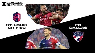 Leagues Cup 2024 St Louis CITY SC 2 1 FC Dallas  Full Match Highlights [upl. by Nila]