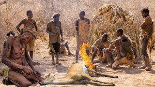 Hadzabe Tribe  How They Catch And COOK their PREY [upl. by Lana464]