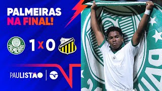 ILUMINADO ENDRICK CRAVA E VERDÃO VAI FAZER A FINAL CONTRA O SANTOS  PALMEIRAS 1X0 NOVORIZONTINO [upl. by Ailegra417]