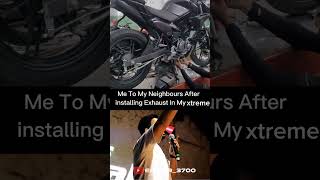 xtreme 125r modified exhaust xtreme xtreme125 modified 125r vairal vairalvideo vairalshort [upl. by Aeli]