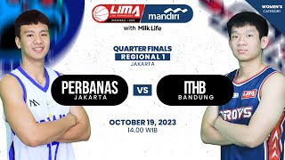 Perbanas Jakarta vs ITHB Bandung  Quarter Finals  Oct 19 [upl. by Gudrun213]