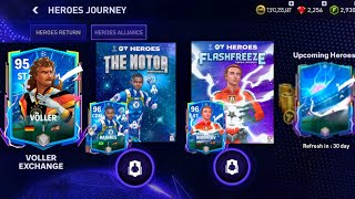 VOLLER HEROES EXCHANGE HEROES JOURNEY 24 FC MOBILE  FREE NEW HEROES amp REWARDS FC MOBILE [upl. by Baptist659]