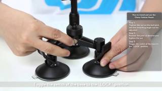 How to Install and Use DJI Osmos Vehicle Mount [upl. by Prakash]