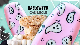 I Combined a Cakesicle with a Rice Crispy Treat for Halloween [upl. by Anot179]