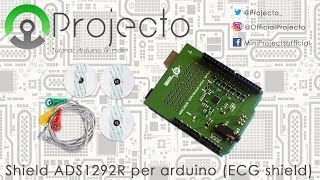 Shield per misurare battito cardiaco e respirazione con arduino ADS1292R Protocentral [upl. by Nolla]