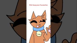 POV Rusty joins ThunderClan characters Rusty Longtail Dustpaw Graypaw Tigerclaw warriorcats [upl. by Retsevlys]