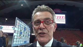 Sir Perugia Civitanova 32 Intervista al coach Lorenzetti [upl. by Iggie]