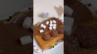 Ferrero rocher S’mores Toast 🍞 [upl. by Tecil744]