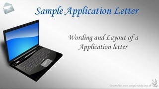 How to write an application letter [upl. by Allyce]