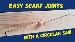 EP12 How To Create An Easy Scarf Joint That Works  DIY Boatbuild [upl. by Hallimaj272]