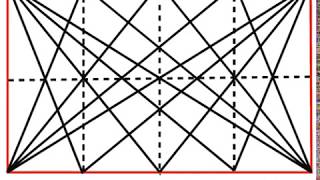 Subdividir geométricamente un rectángulo áureo [upl. by Sitof180]