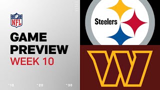 Pittsburgh Steelers vs Washington Commanders  2024 Week 10 Game Preview [upl. by Otreblig]