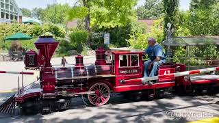 St Louis Zoo Emerson Zooline Railroad full quotcabridequot POV [upl. by Aksehcnarf]