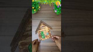 🌀house key🔑 chain holder  Simple way ice stick craft shorts diy keychain housetrendingnature [upl. by Haramat]