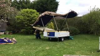 Cabanon Galaxy trailer tent build pt1 [upl. by Ojyllek]