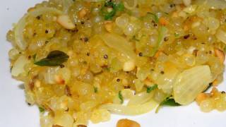 Sabu Dana Upma  sago  By Vahchef  Vahrehvahcom [upl. by Hamford415]