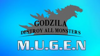 MUGEN Godzilla Destroy All Monsters download link in the description [upl. by Nylekoorb]