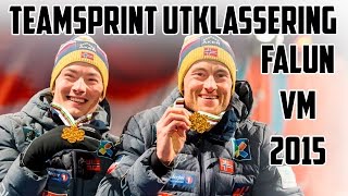 Finale Teamsprint VM 2015 Northug og Krogh tar gull ved utklassering [upl. by Labana13]