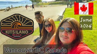 Vancouver Drive and KITSILANO Beach Walk June 2024 yt walkthrough [upl. by Zebapda949]