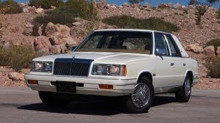 1986 Chrysler LeBaron with 18000 Original Miles Test Drive  Viva Las Vegas Autos [upl. by Tav132]