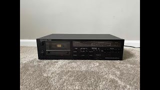 Harman Kardon TD202 Single Stereo Cassette Deck Tape Player [upl. by Aiym]