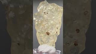 潜在能力を引き出す☆クリストバライト イン リビアングラス Libyan Desert Glass with Cristobalite【Mineral Stone】Shorts [upl. by Ogden]