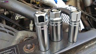 MAGNETIC SPARK PLUG SOCKET SET OEM TOOLS 22891 [upl. by Laurens124]