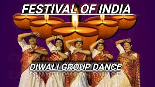 festival of india Diwali group Dance Diwali songs BijayDanceEntertainment [upl. by Hazlett950]