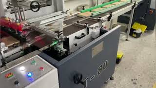 PS6000 book collating machine T80 shirink wrapping machine [upl. by Eneluj603]