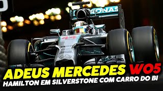 Hamilton da adeus ao Mercedes W05 com volta em Silverstone O carro do Bicampeonato  F1 [upl. by Bathilda395]