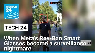 Harvard students turn Metas RayBan Smart Glasses into a surveillance nightmare • FRANCE 24 [upl. by Mears]