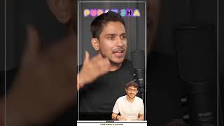 Purav Jha On CarryMinati Vs Ajaz Khan Fight PKP Shorts ytshorts carryminati reaction [upl. by Ginni]