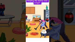 Helping the family Lose weight animati games shorts typhoon [upl. by Maidie]