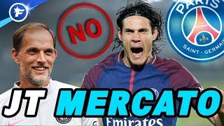 Tuchel ferme la porte à un départ de Cavani  Journal du Mercato [upl. by Ecyoj]