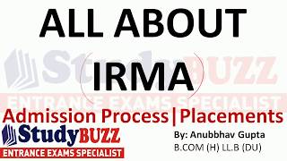 All about IRMA  Placements Admission process Fees structure Cut Offs [upl. by Ahsinej]